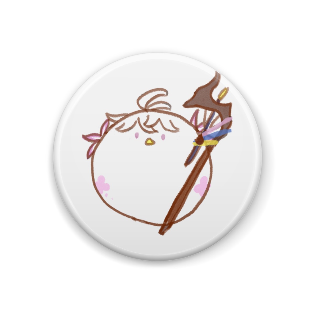 FGOバビロニアひよこ缶バッジ