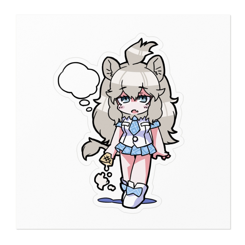 ホワイトライオン ステッカー