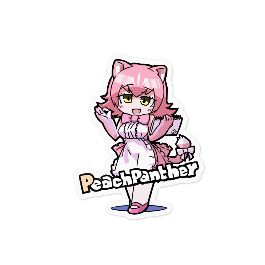 ピーチパンサーステッカー