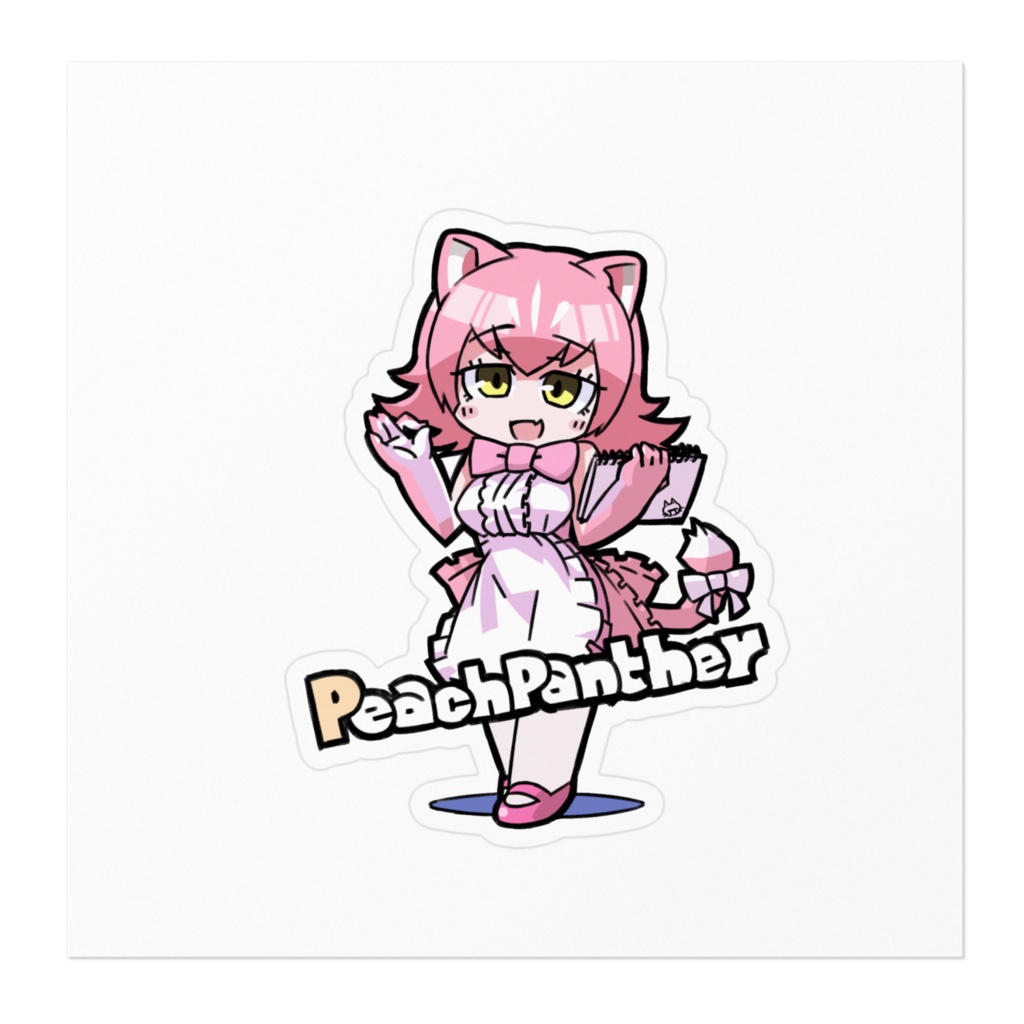 ピーチパンサーステッカー