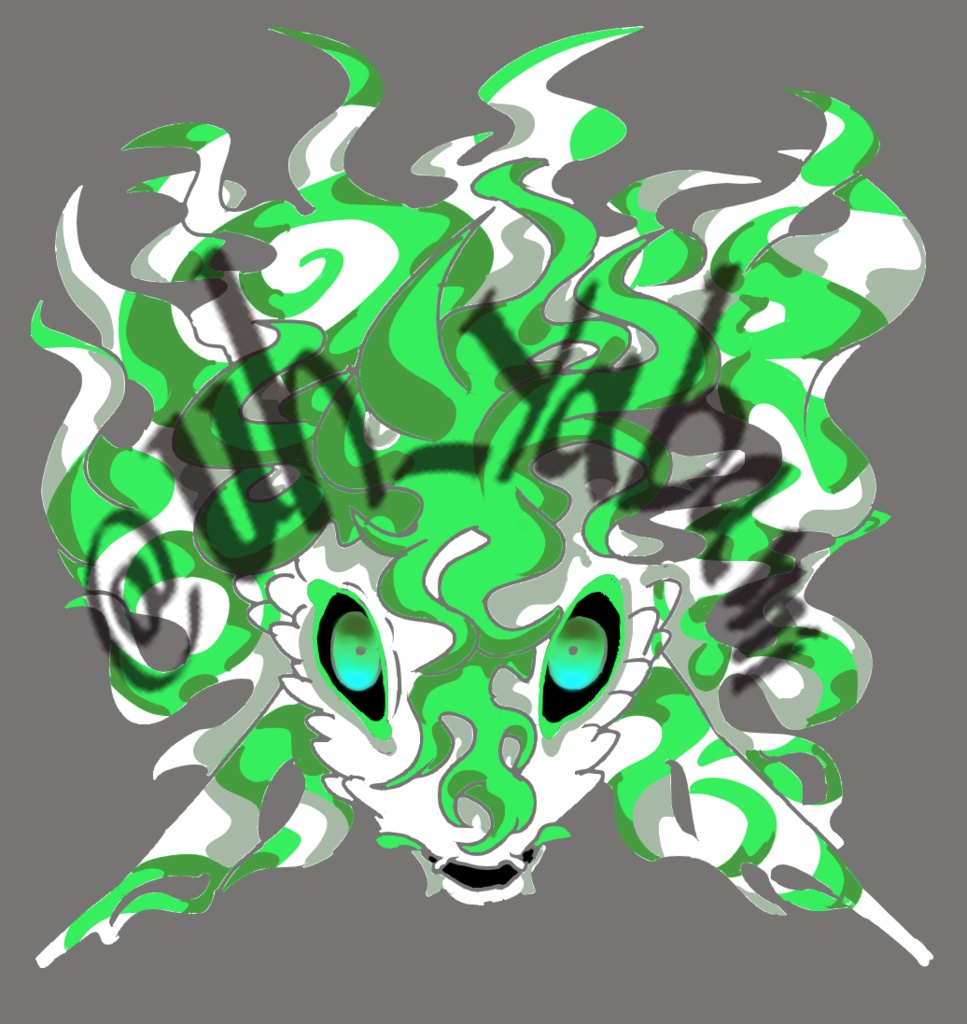 炎魚 【透過テクスチャ】