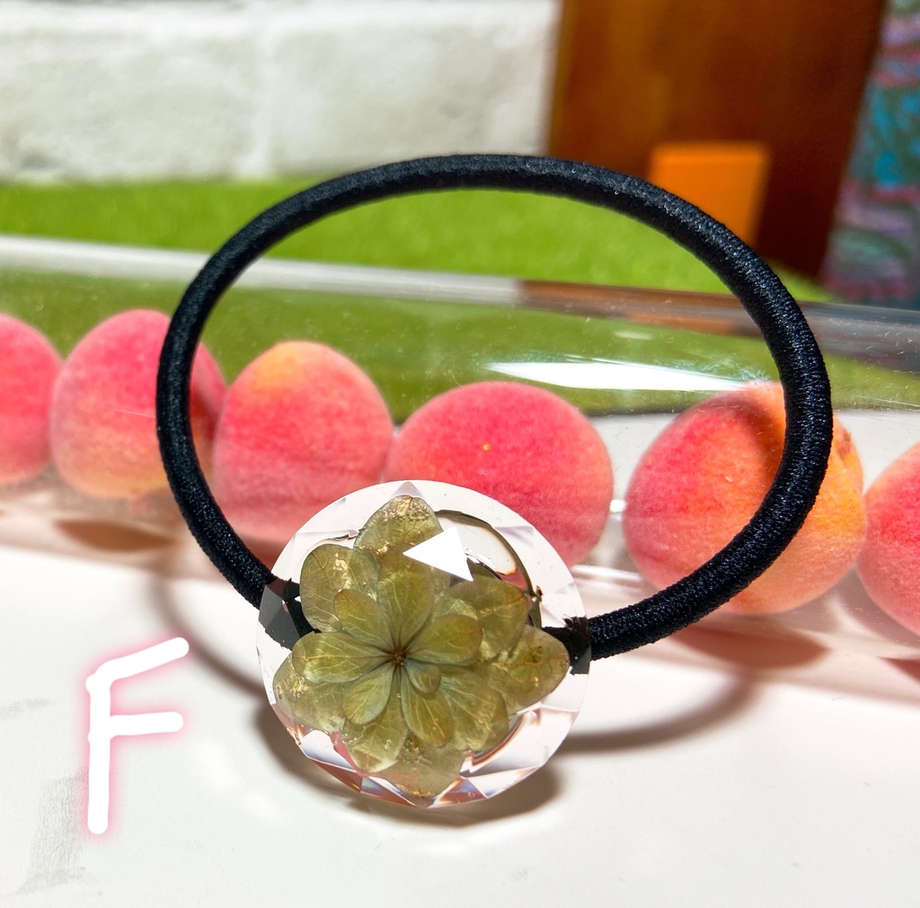 紫陽花ヘアゴム