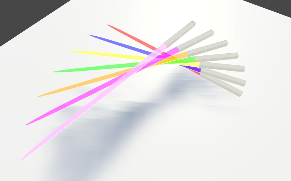 光る箸 (fbx, unitypackage)
