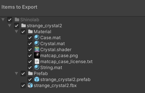 SphereCrystal Neckless (fbx, unitypackage)