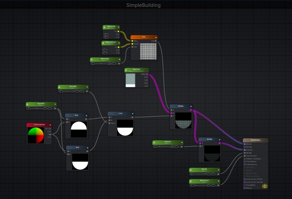SimpleBuilding Shader