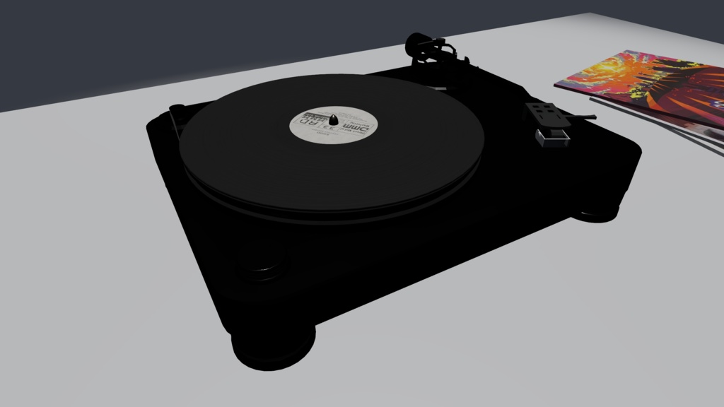 Udon Record Player向け差し替えモデル&アニメーション