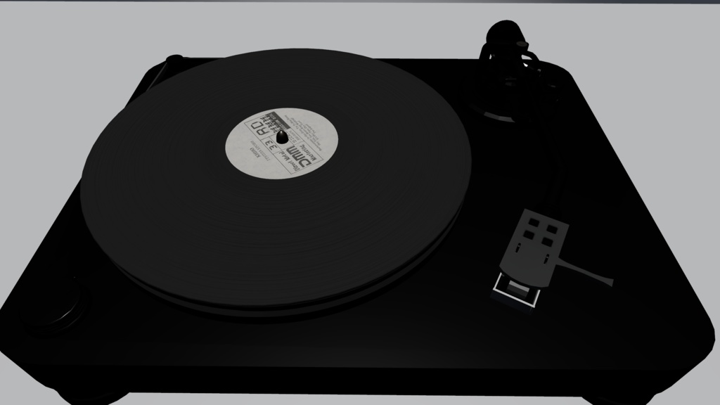 Udon Record Player向け差し替えモデル&アニメーション