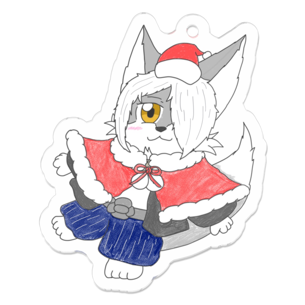 サンタロムアクリルキーホルダー