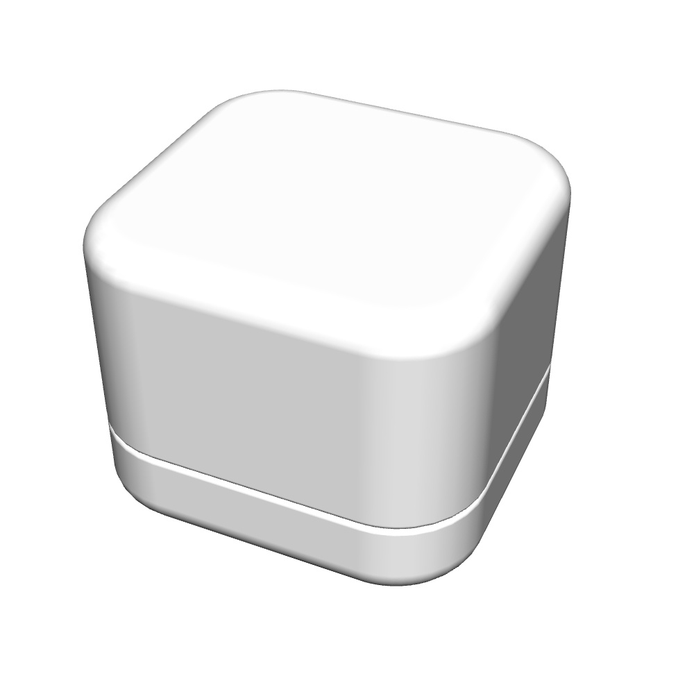 【3Dモデルデータ】ケース付きデザインリング【3DModel gem stone ring】