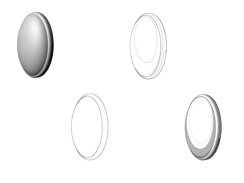 【3Dモデルデータ】ペンダント(お試し・無料)【3D Model free】