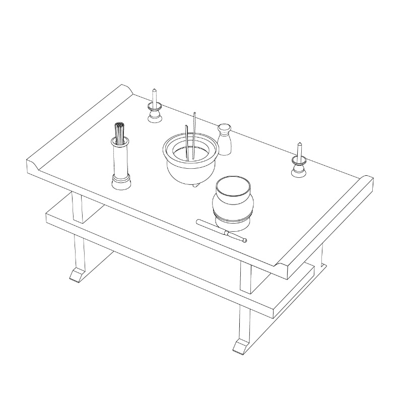 【3Dモデルデータ】家族葬セット