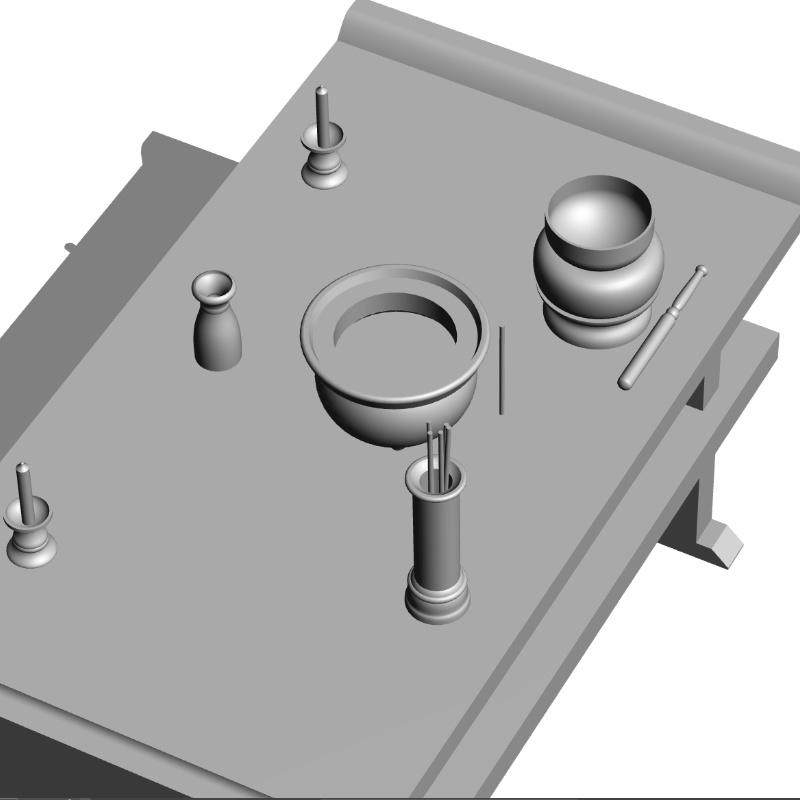 【3Dモデルデータ】家族葬セット