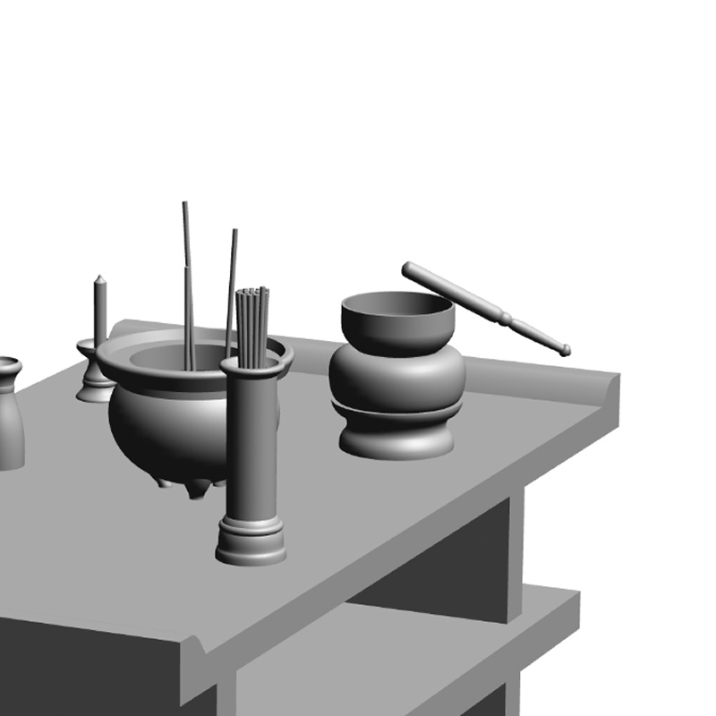 【3Dモデルデータ】家族葬セット