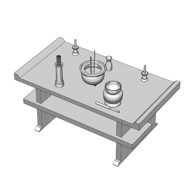 【3Dモデルデータ】家族葬セット