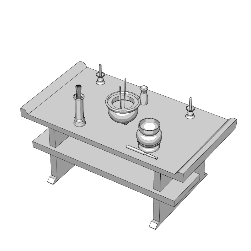 【3Dモデルデータ】家族葬セット