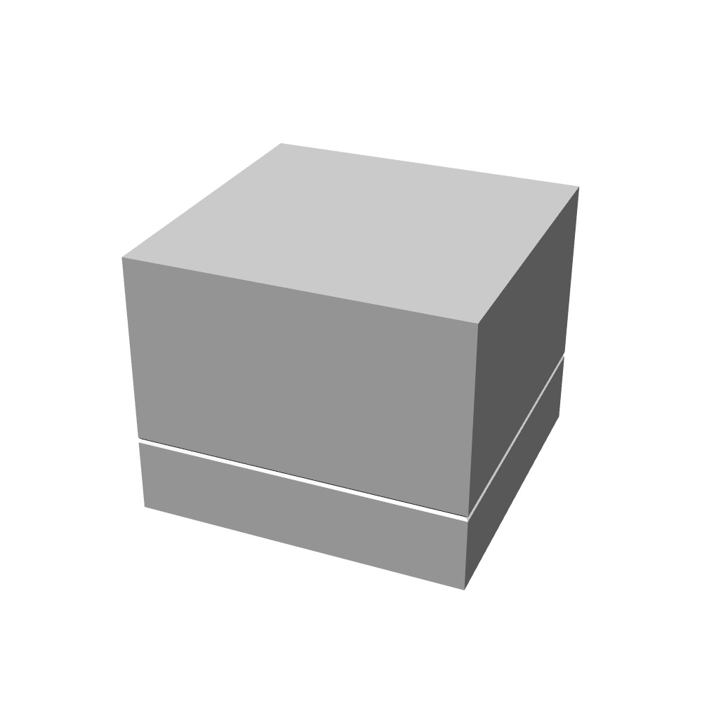 【3Dモデルデータ】ダイアモンドリング2 : ケース付きの婚約指輪【3DModel gemstone ring】