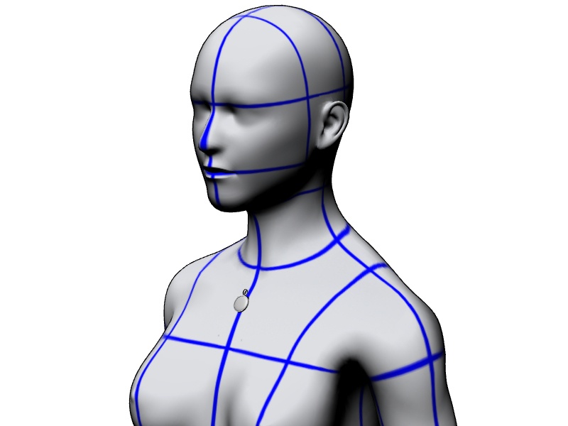 【3Dモデルデータ】ラウンドペンダントトップ【3D Model Round Pendant Top】