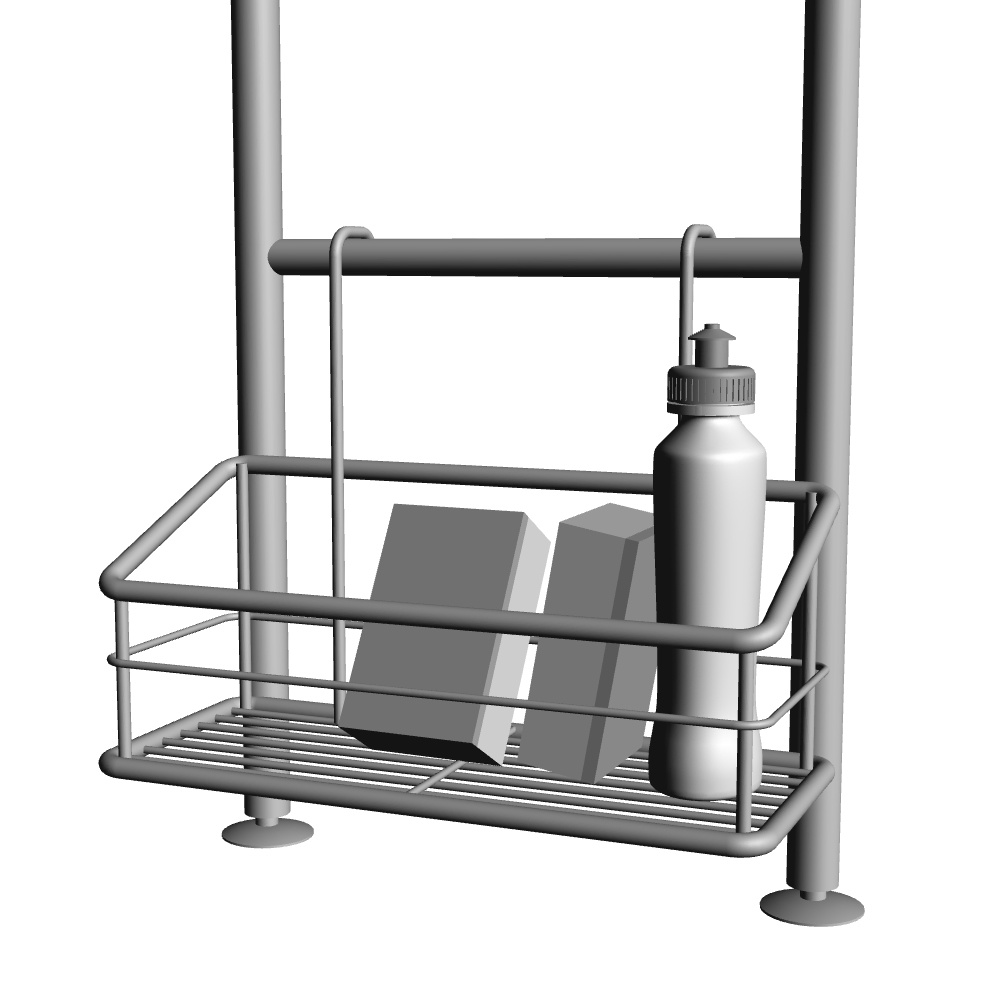 【3Dモデルデータ】シンク上水切りラックセット【Drainer Rack】