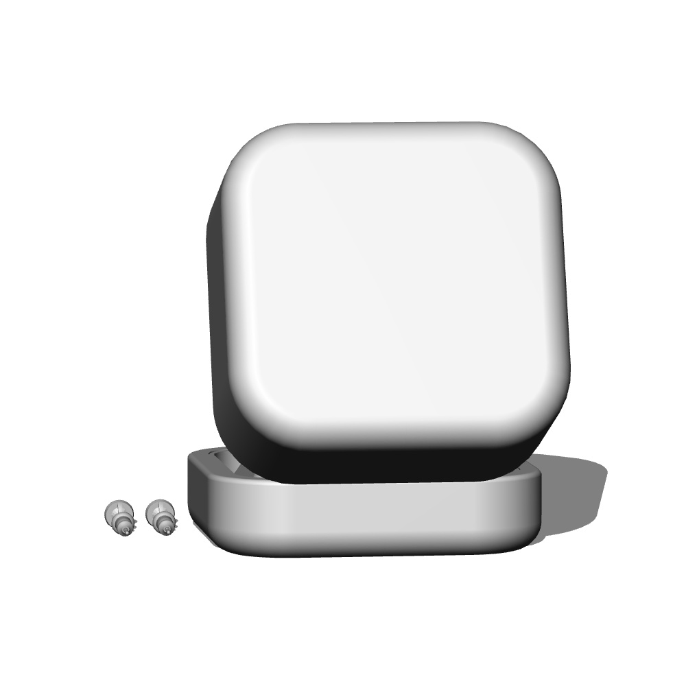 【3Dモデルデータ】ピアス2 : ケース付き(フクリン)【Pierced earrings (with case)】