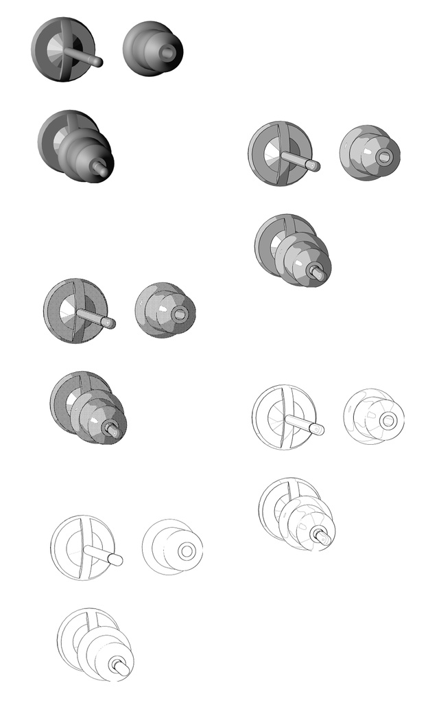 【3Dモデルデータ】ピアス2 : ケース付き(フクリン)【Pierced earrings (with case)】