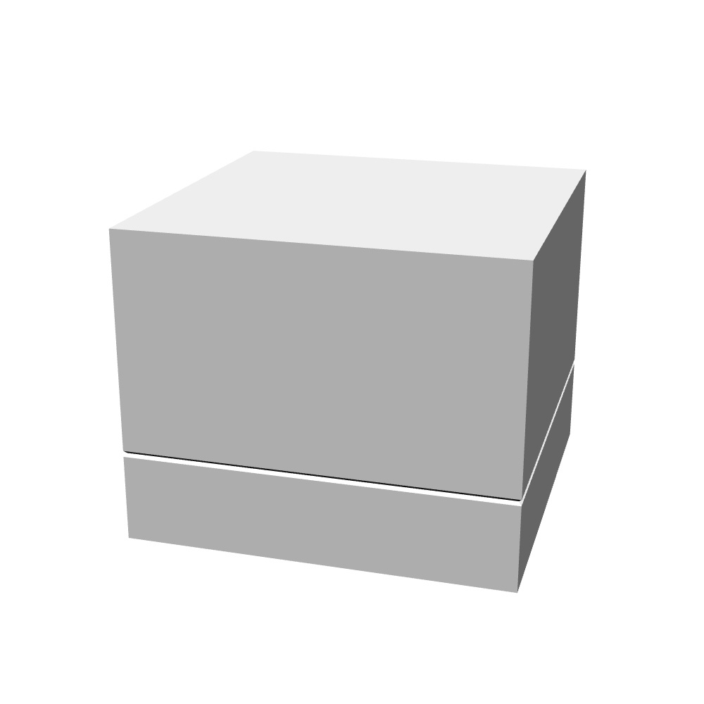 【3Dモデルデータ】リング10 : ケース付きの婚約指輪ラウンドブリリアントカット2ctアップ・メレの腕【3D model engagement ring】
