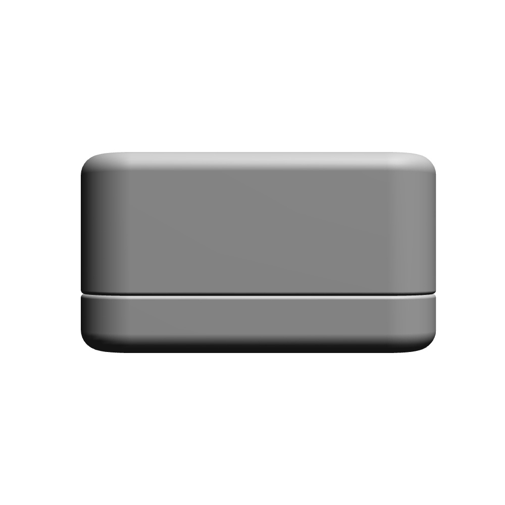 【3Dモデルデータ】リング11 : ケース付きペアリング(ミル打ち+メレダイア)【3DModel milgrainRing and jewelbox】