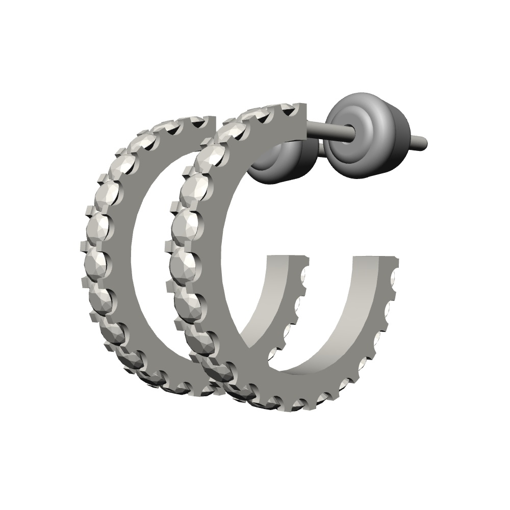 【3Dモデルデータ】ピアス4【Pierced earrings】