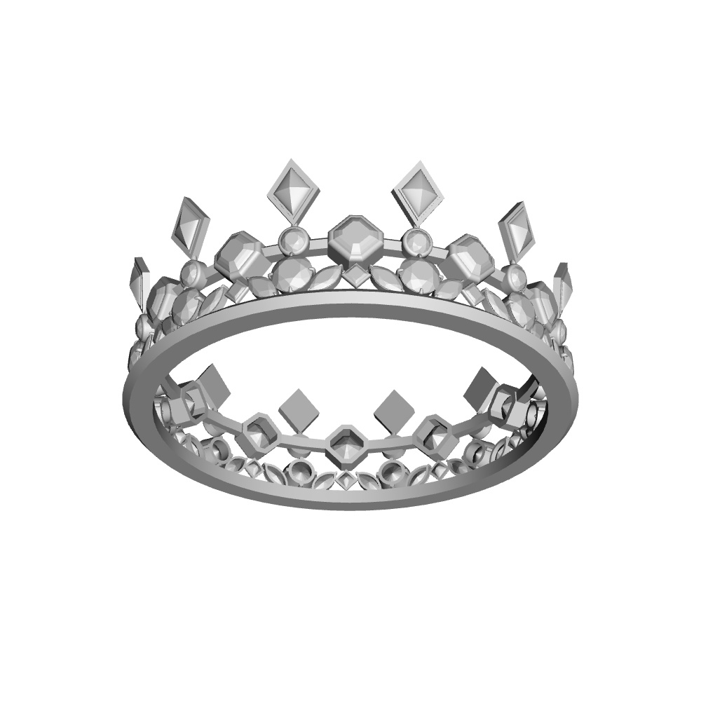 【3Dモデルデータ】王冠1【3D model crown1】