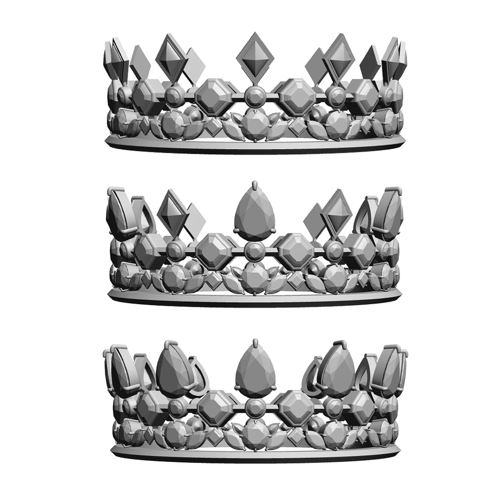 【3Dモデルデータ】王冠1【3D model crown1】
