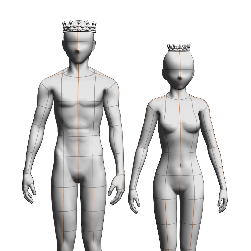 【3Dモデルデータ】王冠1【3D model crown1】