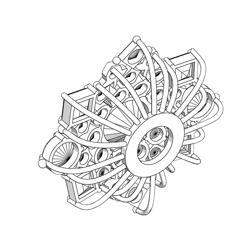 【3Dモデルデータ】ペンダント8【3D model pendant8】