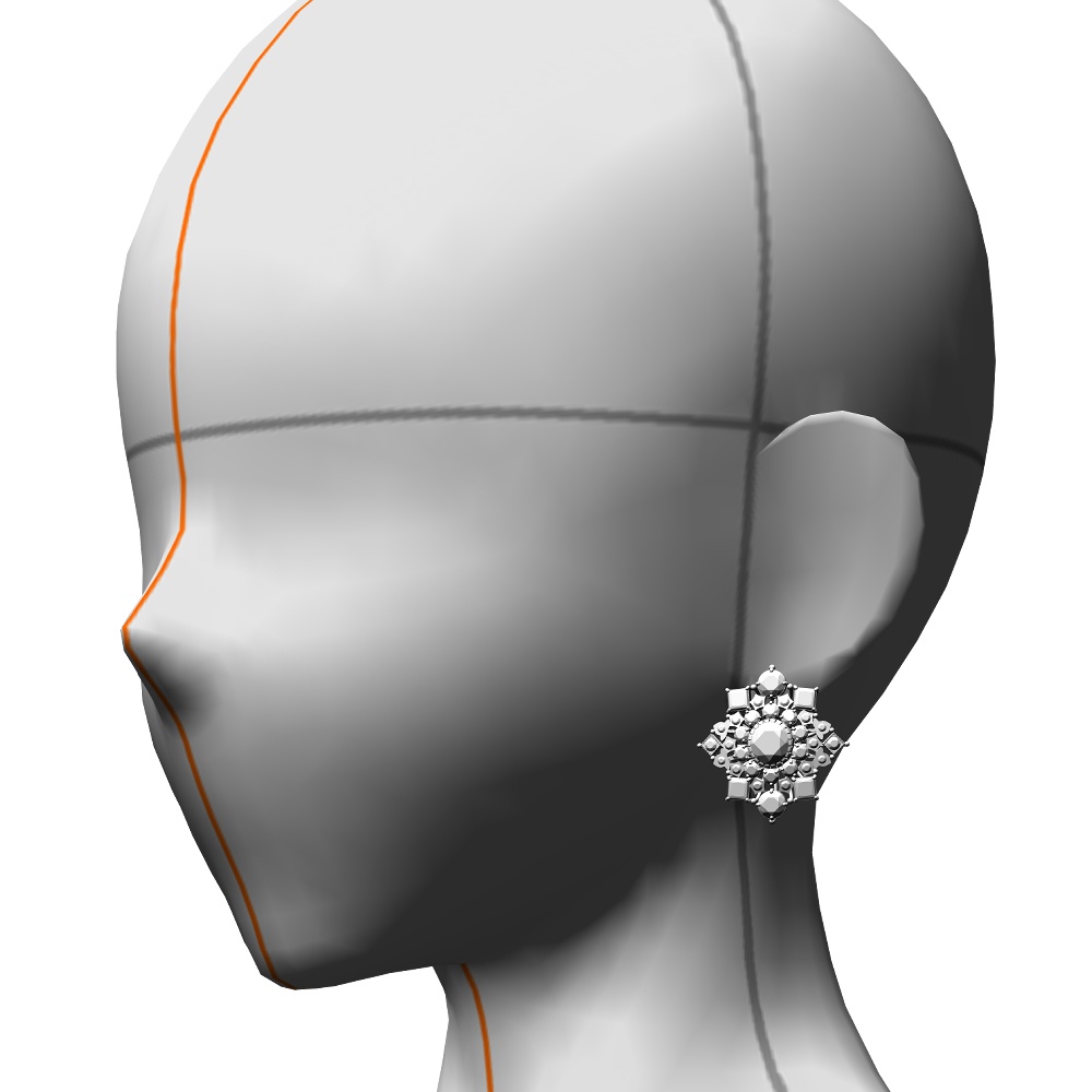 【3Dモデルデータ】ペンダント8【3D model pendant8】