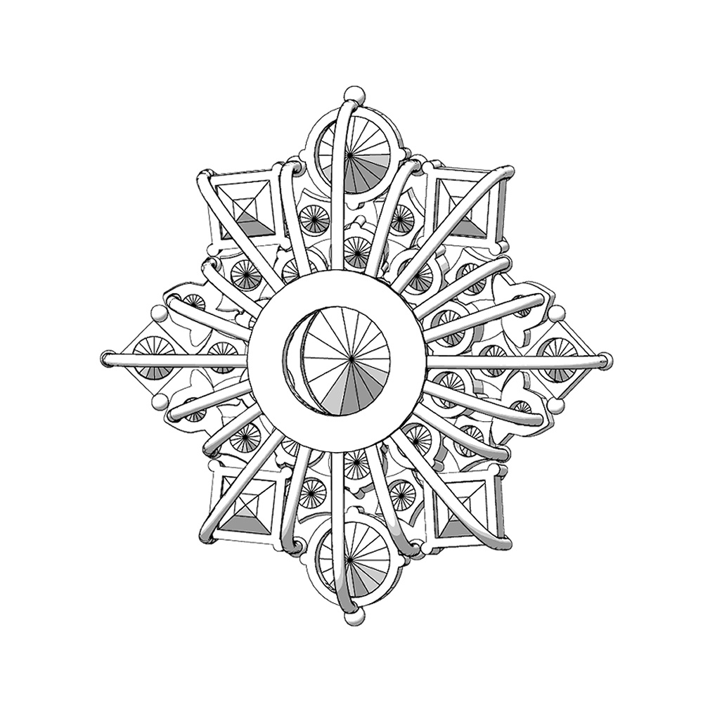 【3Dモデルデータ】ペンダント8【3D model pendant8】