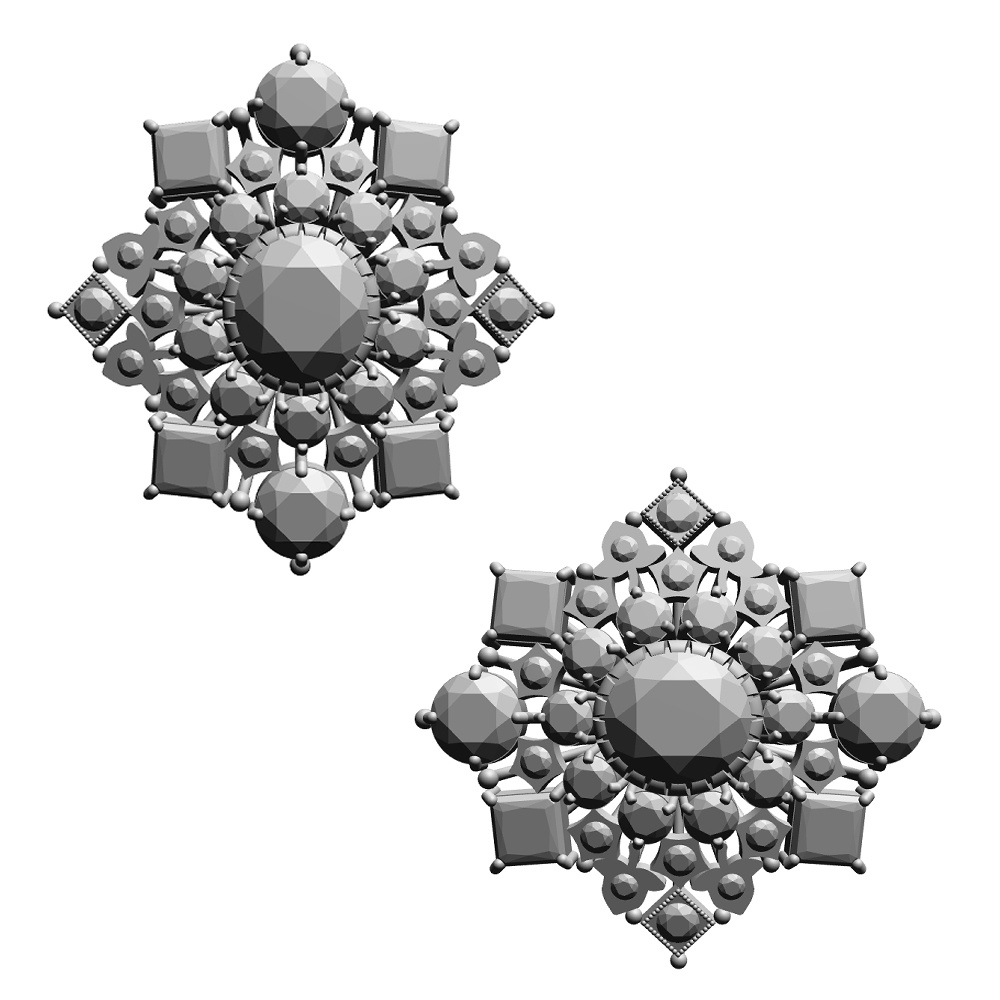 【3Dモデルデータ】ペンダント8【3D model pendant8】