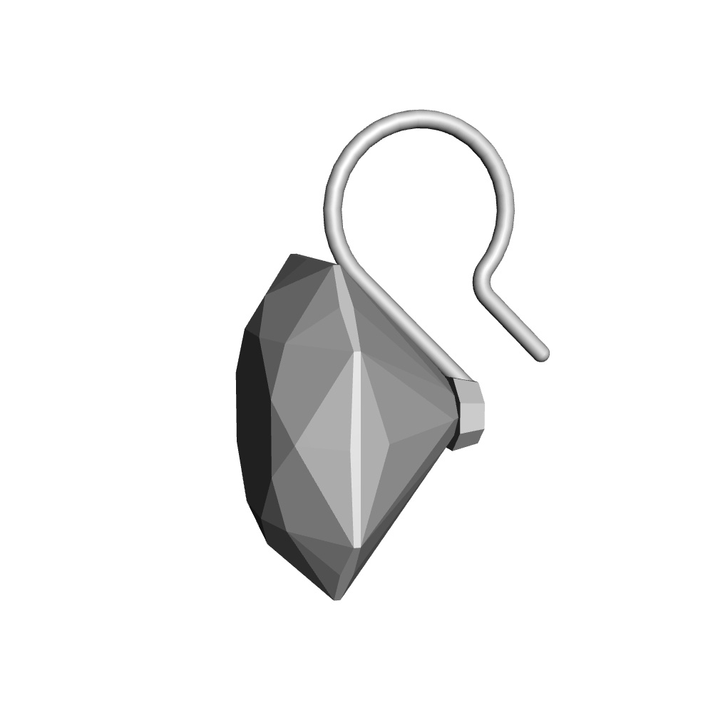 【3Dモデルデータ】リング16+ピアス8【Pierced ring16+earrings8】