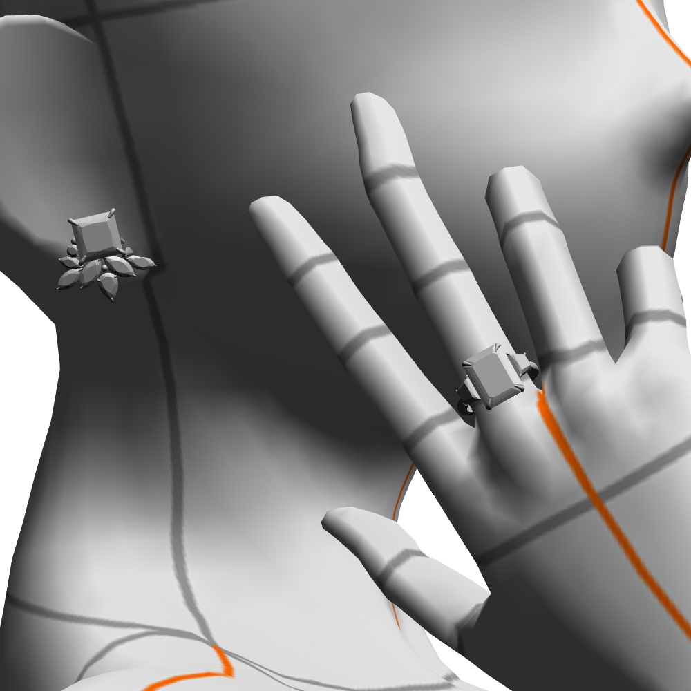 【3Dモデルデータ】リング18【3D model ring18】