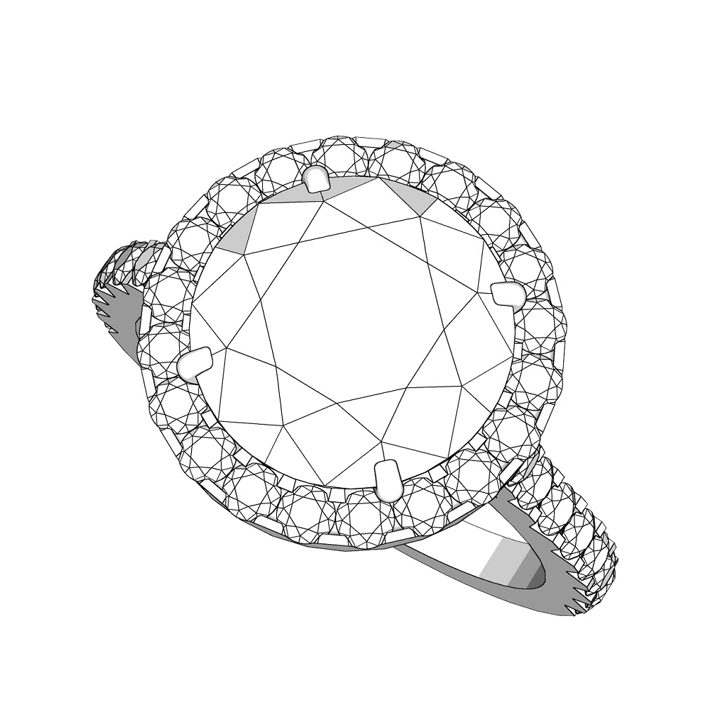 【3Dモデルデータ】リング19【3D model ring19】