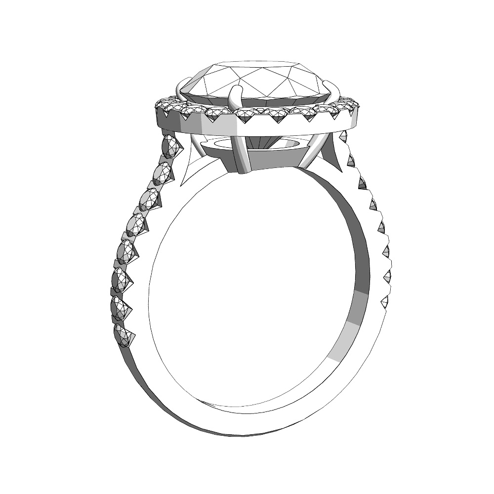 【3Dモデルデータ】リング19【3D model ring19】