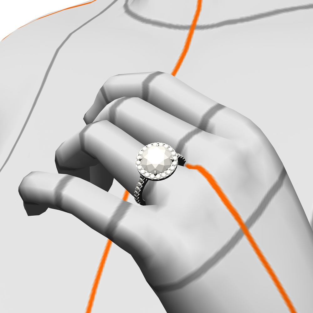 【3Dモデルデータ】リング19【3D model ring19】