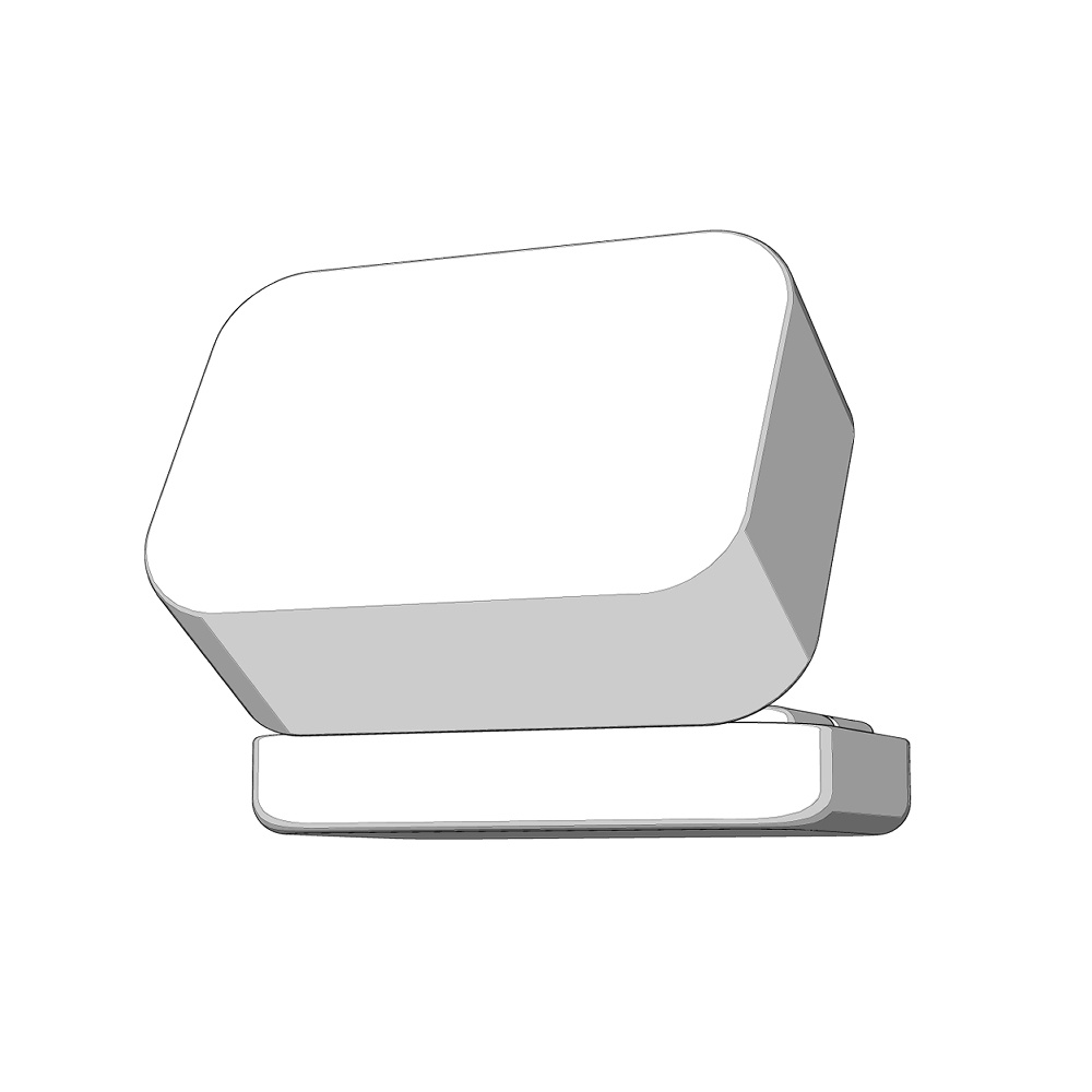 【3Dモデルデータ】リング20 : ケース付きのペアリング(ハーフエタニティリング+甲丸)【3Dmodel deta partnerring20】