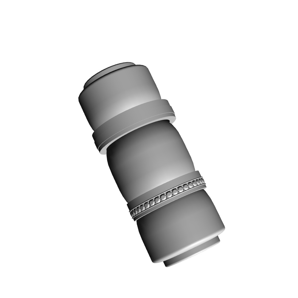 【3Dモデルデータ】リング22 : ケース付きのペアリング【3Dmodel deta partnerring22】