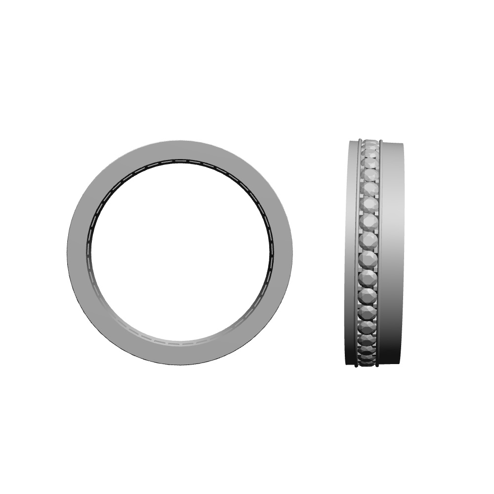 【3Dモデルデータ】リング22 : ケース付きのペアリング【3Dmodel deta partnerring22】