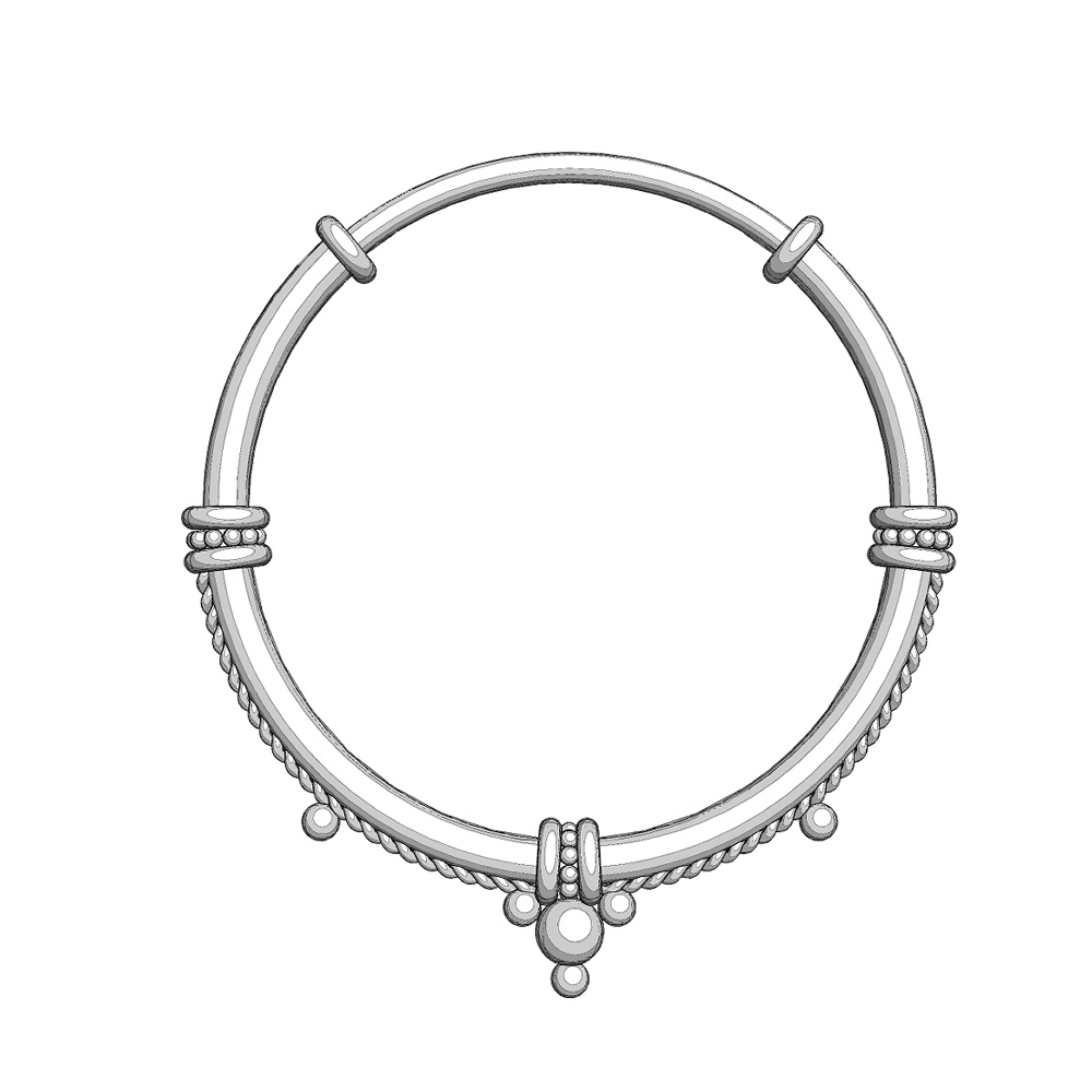 【3Dモデルデータ】ピアス13【Pierced earrings13】