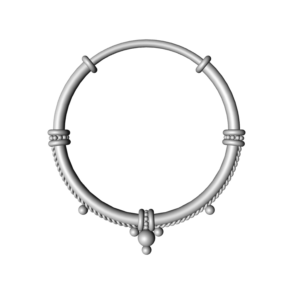 【3Dモデルデータ】ピアス13【Pierced earrings13】