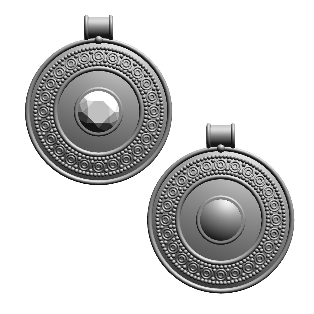 【3Dモデルデータ】ペンダント9【3D model pendant9】