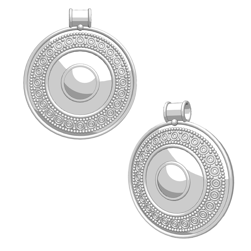 【3Dモデルデータ】ペンダント9【3D model pendant9】