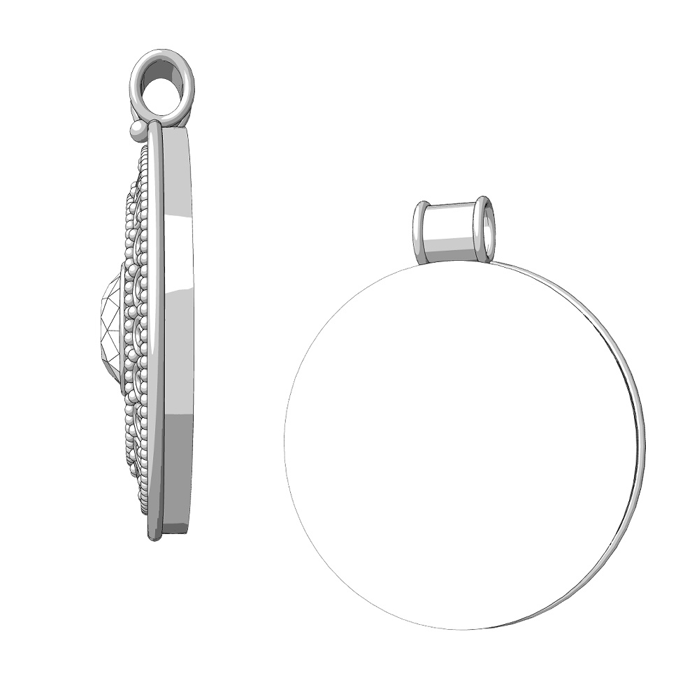 【3Dモデルデータ】ペンダント9【3D model pendant9】