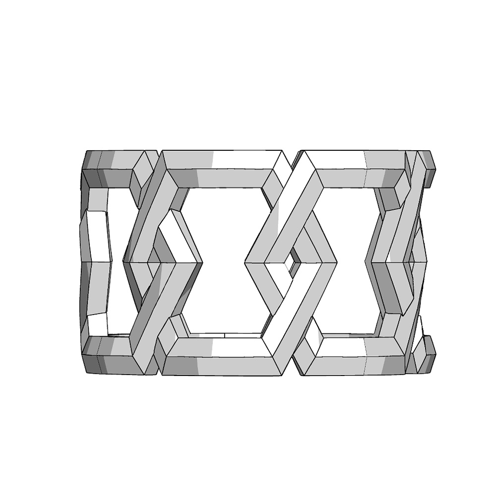 【3Dモデルデータ】ブレスレット1【bracelet1】