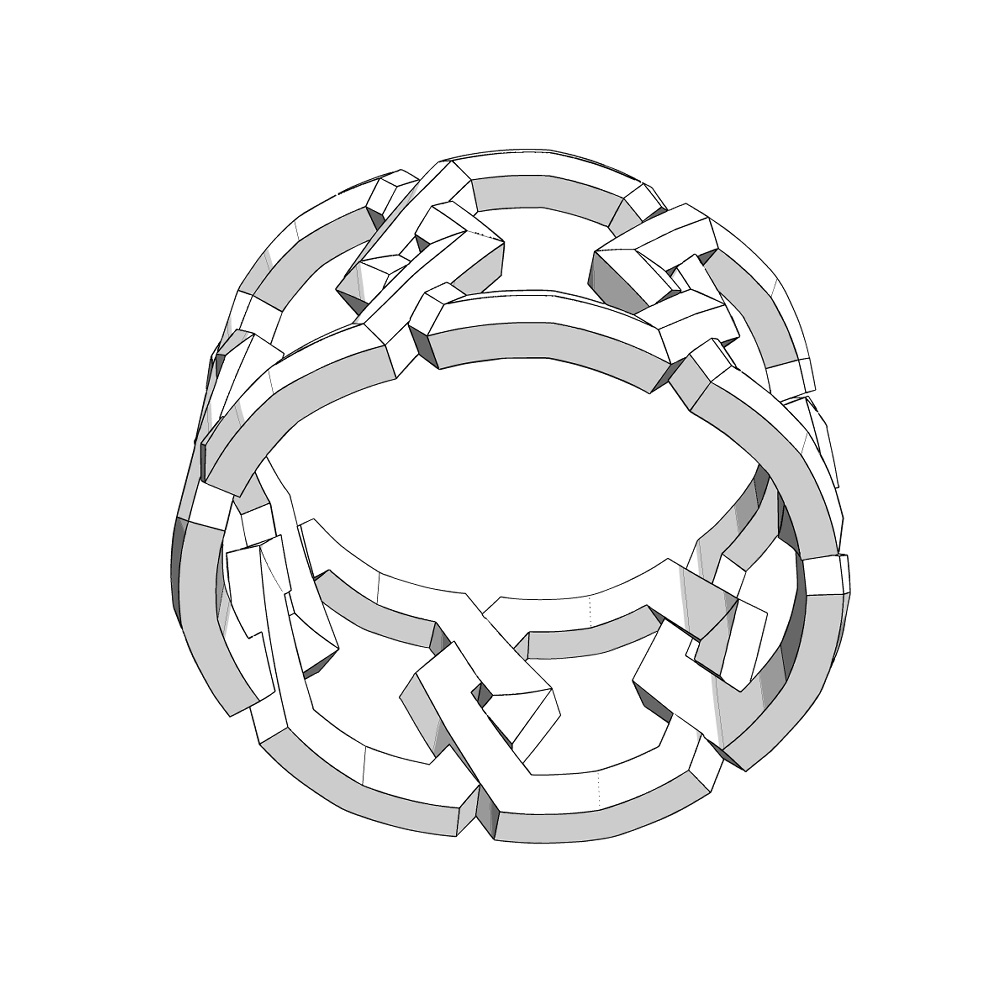 【3Dモデルデータ】ブレスレット1【bracelet1】