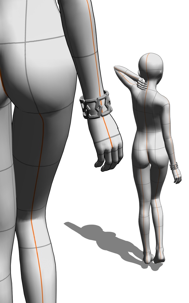 【3Dモデルデータ】ブレスレット1【bracelet1】